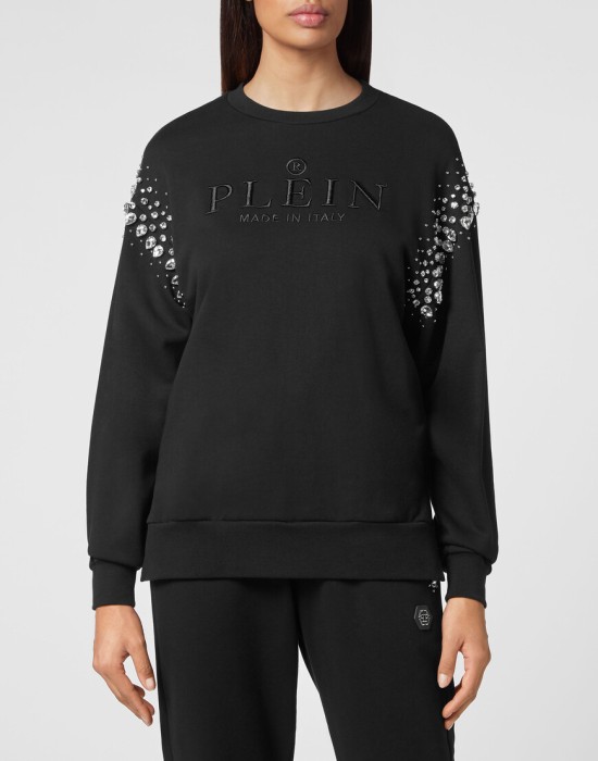 толстовка  от бренда philipp plein вид слева