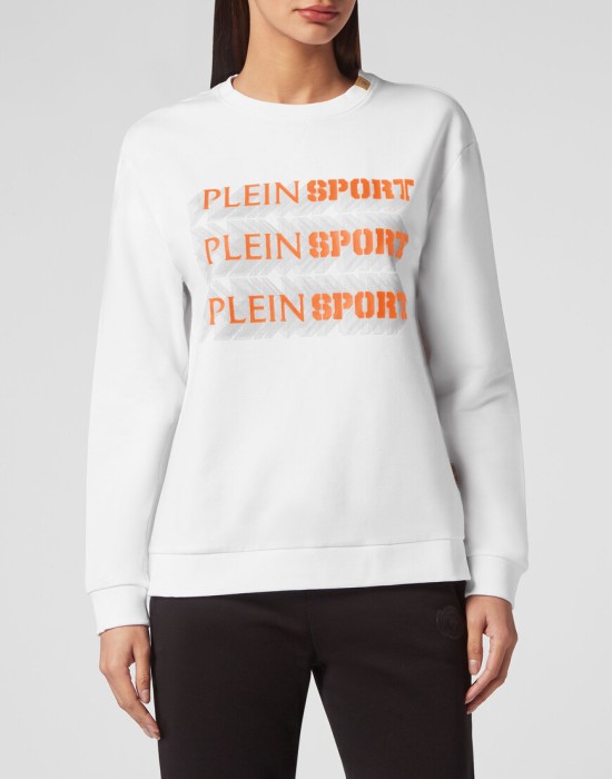 толстовка  от бренда plein sport вид слева