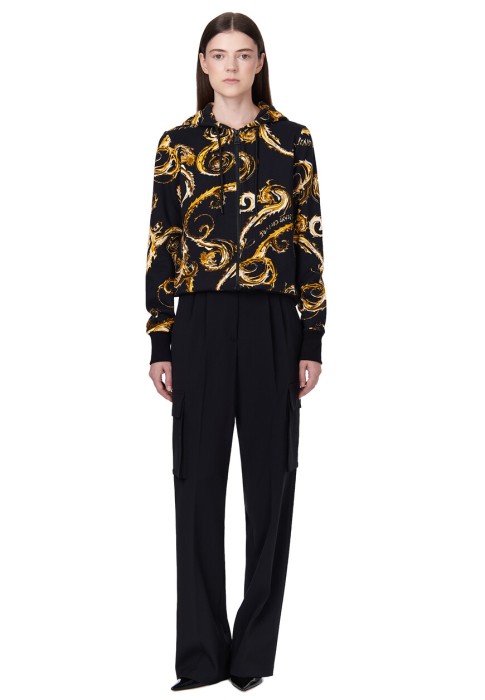 толстовка  от бренда versace jeans couture вид слева