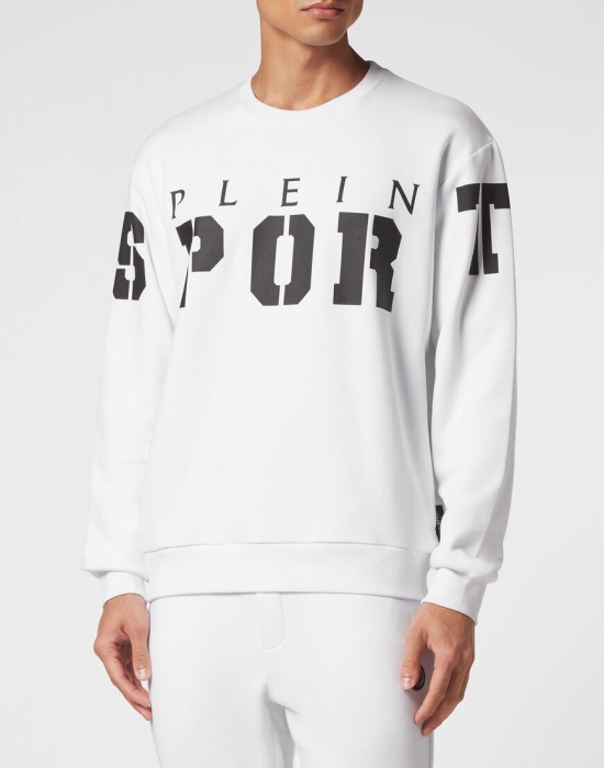 толстовка  от бренда plein sport вид слева