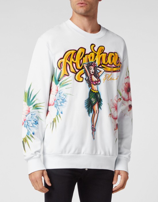 толстовка  от бренда philipp plein вид слева