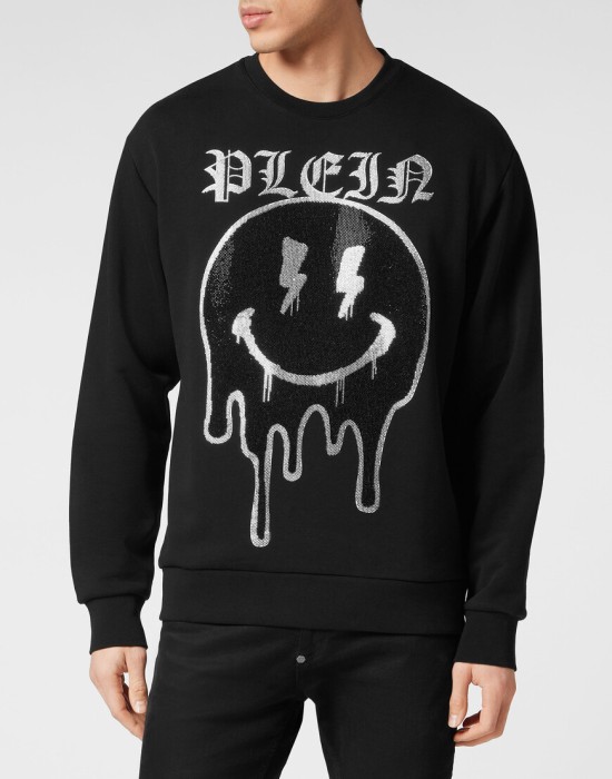 толстовка  от бренда philipp plein вид слева