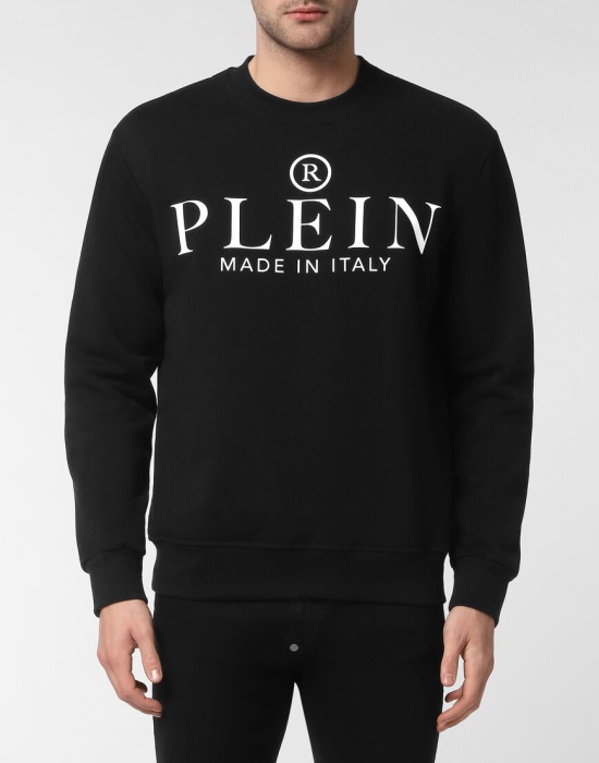 толстовка  от бренда philipp plein вид слева