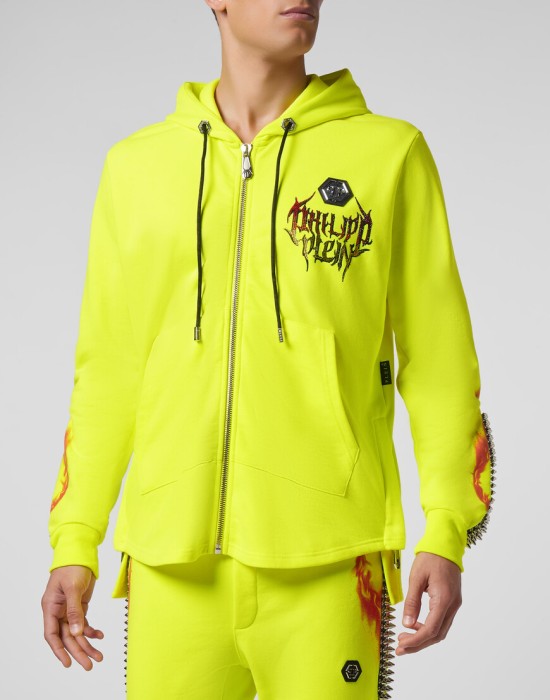 толстовка  от бренда philipp plein вид слева