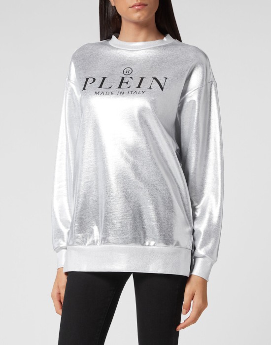 толстовка от бренда philipp plein вид слева