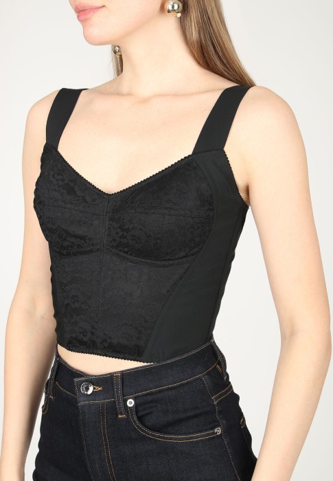 топ dolce&gabbana из проверенных материалов спереди