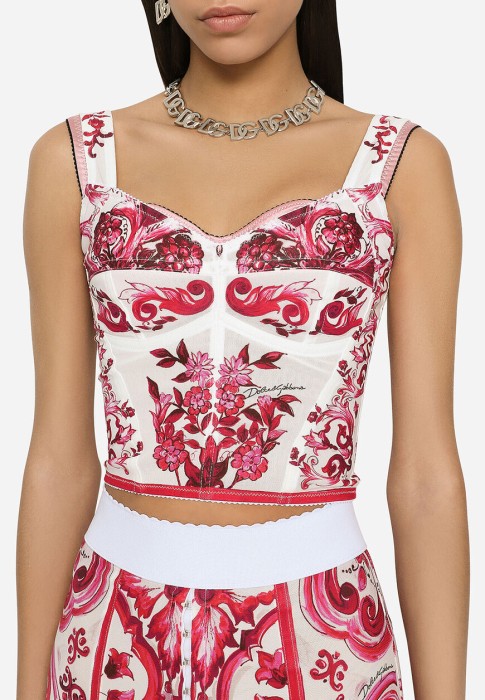 топ dolce&gabbana из проверенных материалов спереди