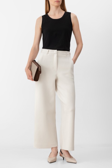 топ maxmara из хлопка спереди