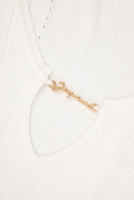 топ  модель pralù из полиэстера спереди