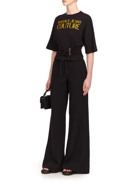 топ  от бренда versace jeans couture вид слева