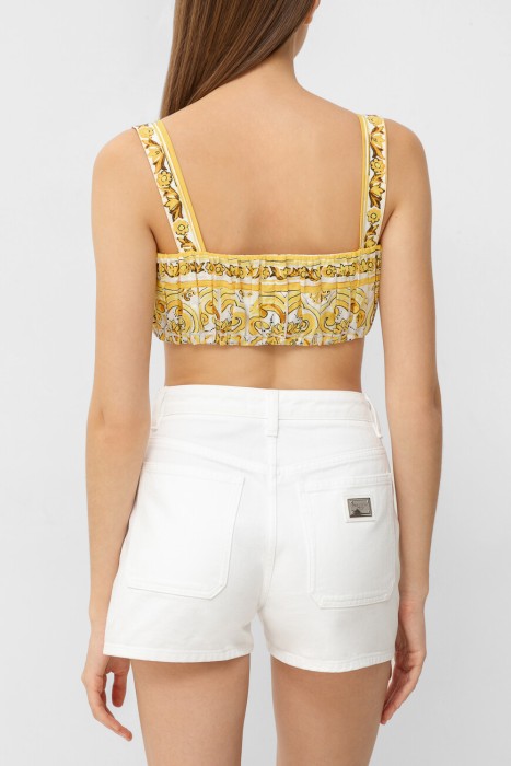 топ  от бренда dolce & gabbana вид слева