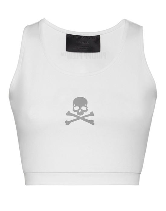 топ  от бренда philipp plein вид слева