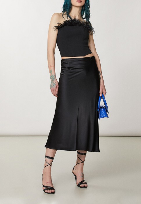 топ  от бренда patrizia pepe вид слева