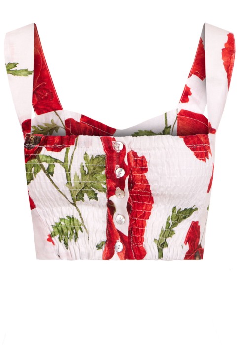 топ  от бренда positano couture by blitz вид слева