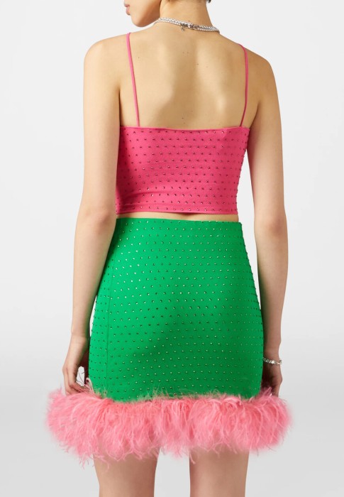 Товар розового цвета с внутренней стороны