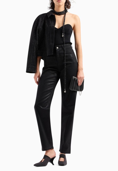 топ  от бренда emporio armani вид слева