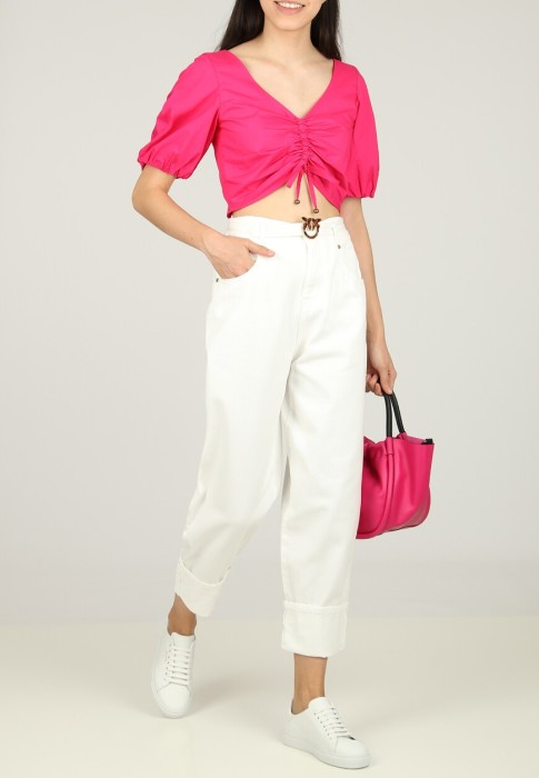 топ  от бренда pinko вид слева