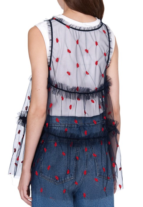 Товар синего цвета с внутренней стороны