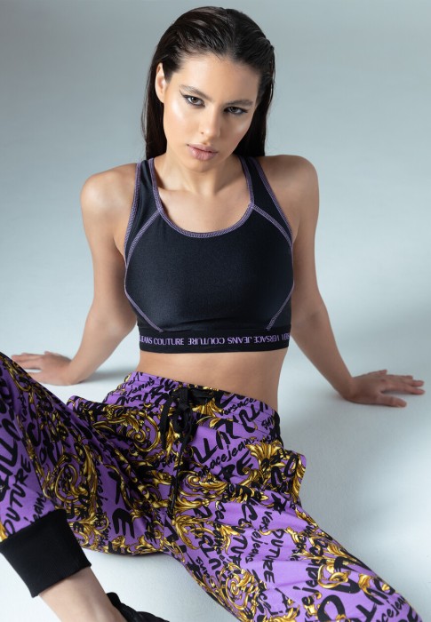 топ  от бренда versace jeans couture вид слева