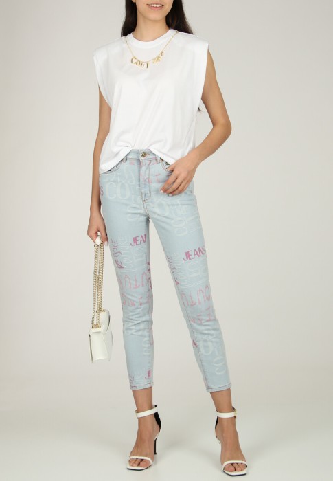 топ  от бренда versace jeans couture вид слева