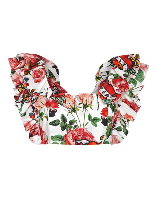 топ  от бренда philipp plein вид слева