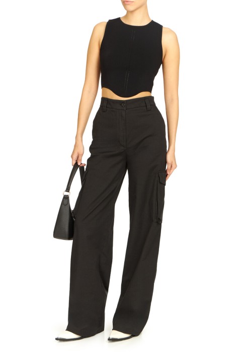 топ  от бренда patrizia pepe вид слева