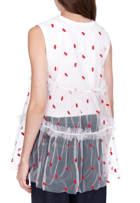 Товар белого цвета с внутренней стороны