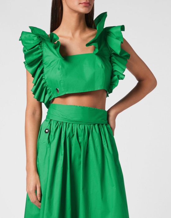 топ  от бренда philipp plein вид слева