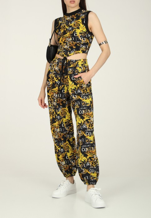 топ  от бренда versace jeans couture вид слева