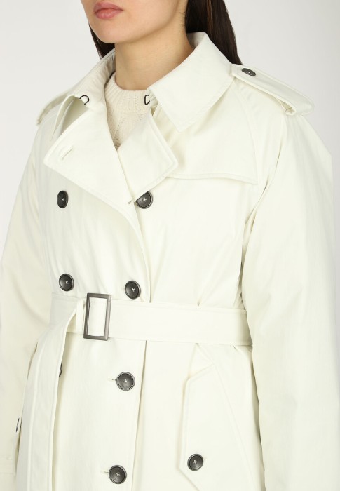 тренч  из проверенных материалов спереди