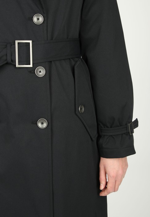 тренч  из проверенных материалов спереди