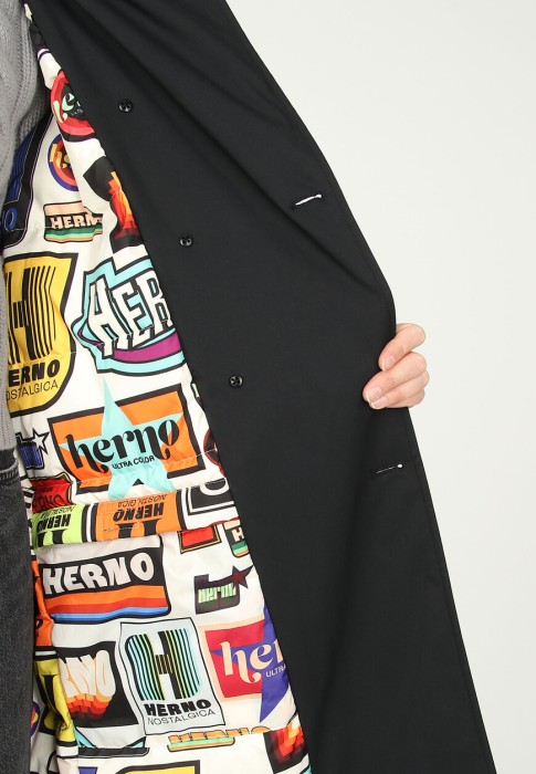 тренч  для взрослого возраста с изнаночной стороны