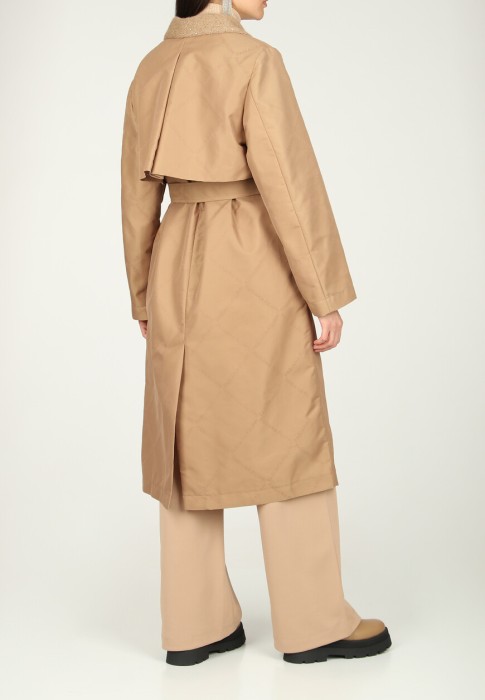 тренч  из италии вид сбоку