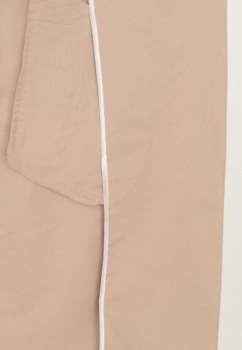 тренч  из проверенных материалов спереди