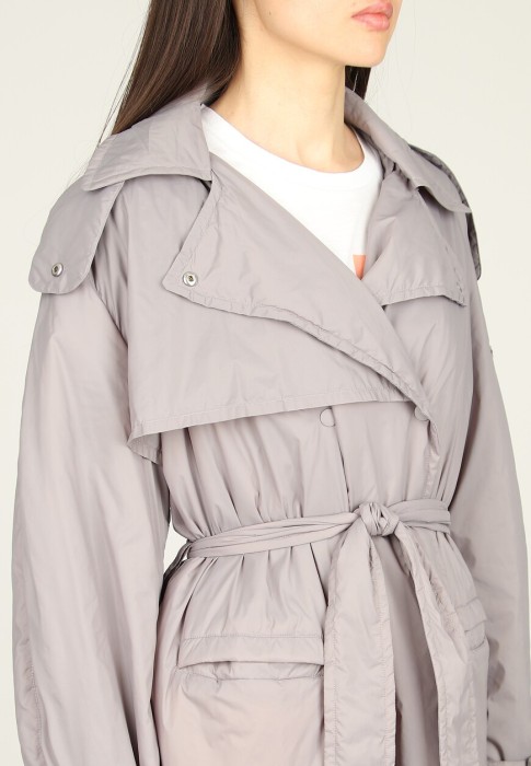 тренч  из проверенных материалов спереди