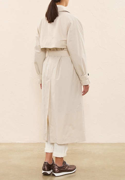 тренч  из италии вид сбоку