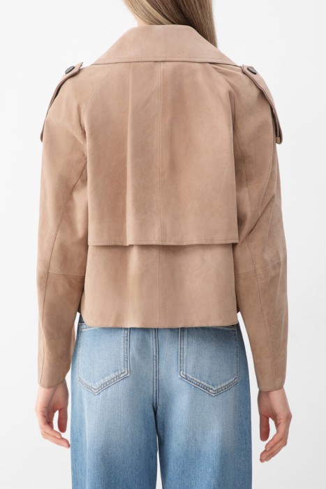 тренчкот  от бренда max mara вид слева