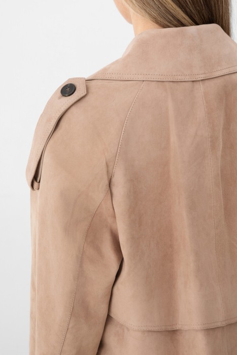 тренчкот  из полиэстера спереди