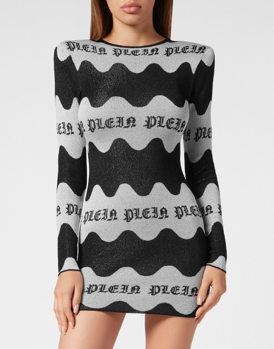 трикотажное платье  PADC-WKG0389-PKN002N_02 фотография