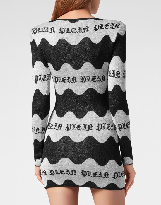 трикотажное платье  из америки вид сбоку