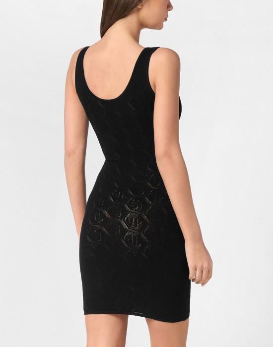 трикотажное платье  из америки вид сбоку