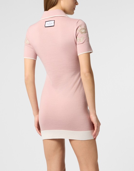 трикотажное платье  из америки вид сбоку