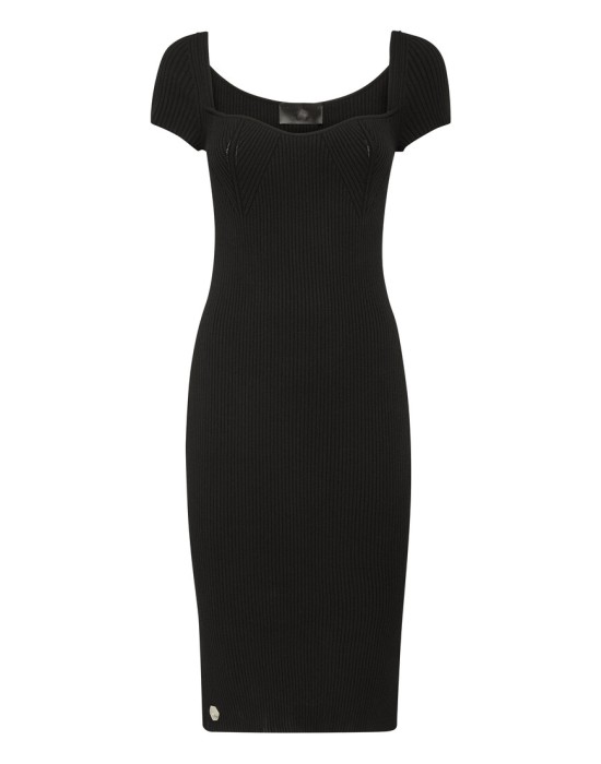 трикотажное платье  FABC-WKG0321-PKN002N_02 фотография