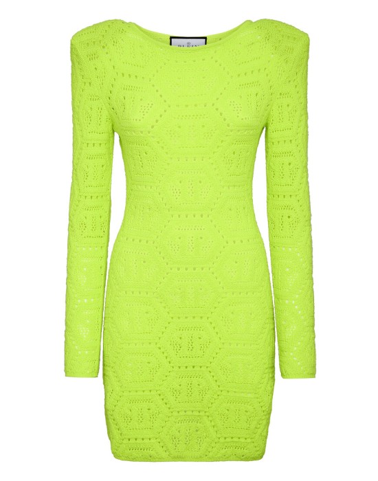 трикотажное платье  SADC-WKG0387-PKN002N_29 фотография