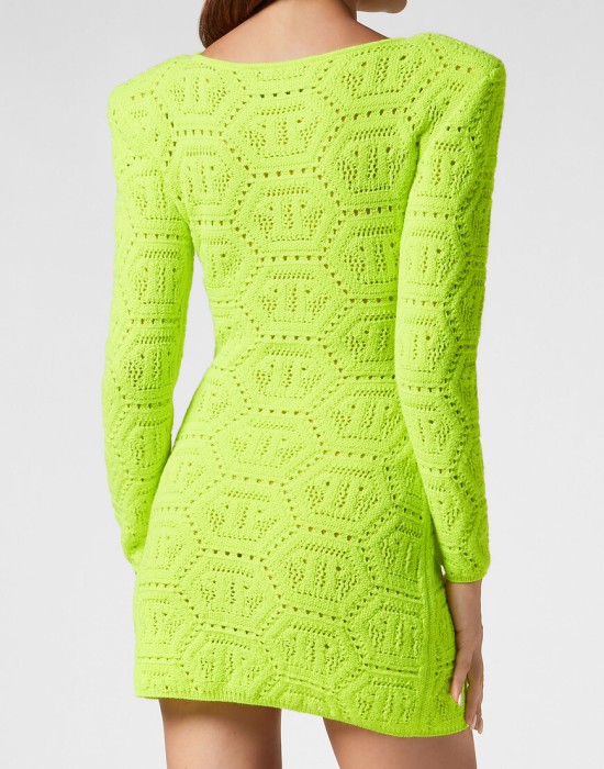 трикотажное платье  из америки вид сбоку