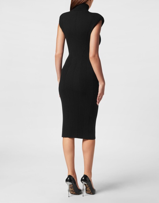 трикотажное платье  из америки вид сбоку