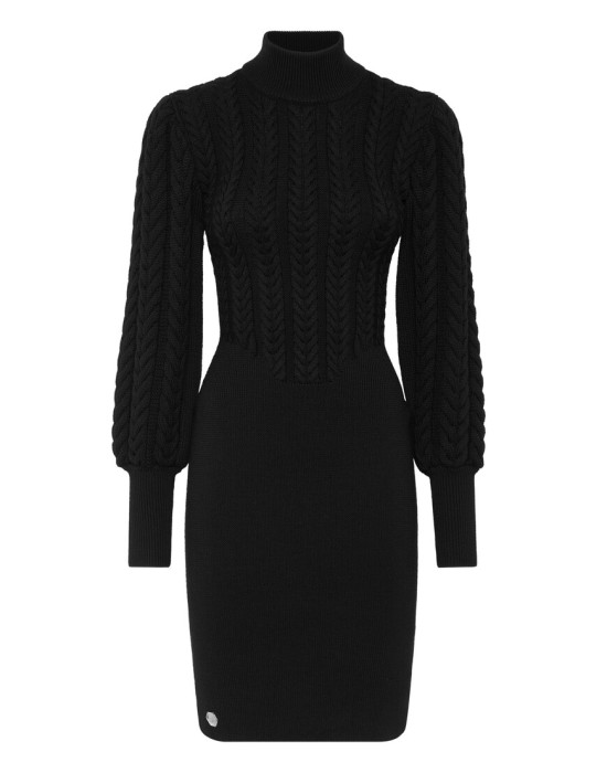 трикотажное платье  FACC-WKG0375-PKN002N_02 фотография