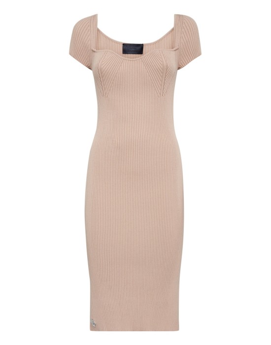 трикотажное платье  FABC-WKG0321-PKN002N_06 фотография