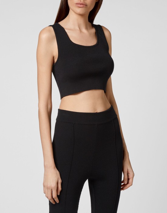 трикотажный костюм  от бренда philipp plein вид слева