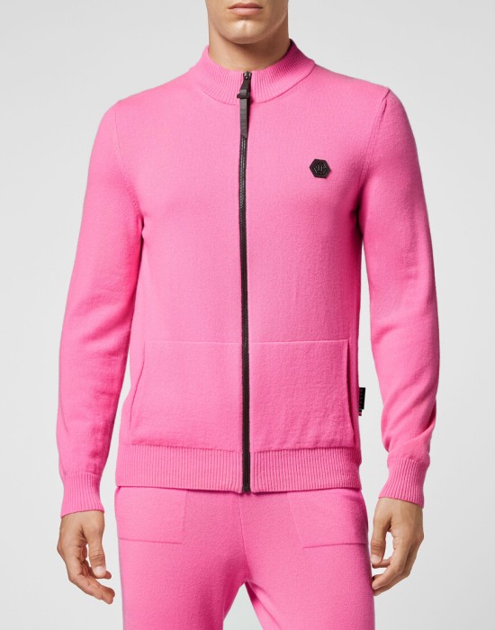 трикотажный костюм  от бренда philipp plein вид слева